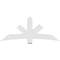 Ekena Millwork Alberta Architectural Grade PVC Gable Bracket, 72"W x 30"H x 6"D x 6"F, 10/12 Pitch GBP072X30X0606ALB00 - alternate 3